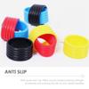 INOOMP Baseball Bat Handle Cover 5Pcs Badminton Racket Handle Grip Ring Tennis Racquet Band Overgrip Protector Elastic Rubber Ring or Tennis Badminton Racket Bike Bar Pickleball Paddle Overgrip view 4