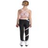 Huimingda Kid Girls 2 Piece Dance Outfits Sports Bra Crop Tank Top Athletic Leggings Set Gymnastics Tracksuit Pink 10 Years view 2