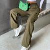 Women's Cargo Pants High Waist Sweatpants Straight Pants Work Pants Hiking Pants Casual Outdoor Long Pants(XL-OD green) view 2