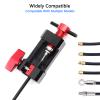 ALEOED Upgraded Needle Driver Insertion Tool with Hydraulic Hose Cutter for Bicycle MTB Road Bike Olive Banjo Fitting Insert Install view 3