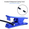 ALEOED Upgraded Needle Driver Insertion Tool with Hydraulic Hose Cutter for Bicycle MTB Road Bike Olive Banjo Fitting Insert Install view 4
