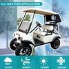 CartClan Universal Rear Bag Rain Cover, Golf Cart Foldable Rear Golf Cart Rain Cover Suitable for Most 2 Seater Club Car/EZGO/Yamaha Golf Carts - Black view 3