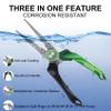 TRUSCEND Lockable Aluminum Fishing Pliers with Ergonomic Handle, Saltwater Corrosion Resistant Teflon Coated Fishing Tool for 6#1/0# Hooks view 2
