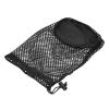 PATIKIL 11"x5.5" Golf Ball Bag, Nylon Drawstring Mesh Bag Storage 48-56 Balls with Cord Lock Closure for Golf Tennis Sports, Black view 3