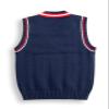 Yimutian Boys Girls V-Neck Knitted Sweater Vest School Uniform Kids Knit Sweater Vest Sleeveless Pullover Waistcoat Royal Blue 4-5T view 2