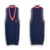 Yimutian Boys Girls V-Neck Knitted Sweater Vest School Uniform Kids Knit Sweater Vest Sleeveless Pullover Waistcoat Royal Blue 4-5T view 3