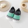 2 Year Old Girl Sandals Infant Toddler Shoes Mesh Slip On Socks Shoes Non Slip Wear Out Boys Sneakers Size 6 Green view 2