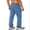 Pudolla Men's Workout Athletic Pants Elastic Waist Jogging Running Pants for Men with Zipper Pockets (Lichen Blue Large) view 4