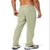 Pudolla Men's Workout Athletic Pants Elastic Waist Jogging Running Pants for Men with Zipper Pockets (Light Green-XX-Large) view 4