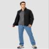 Pudolla Men's Workout Athletic Pants Elastic Waist Jogging Running Pants for Men with Zipper Pockets (Lichen Blue XX-Large) view 3