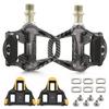 KOOTU SPD Bike Pedals 9/16" Universal Road Bike Pedals Bicycle Platform Pedals Clipless Pedals Suitable for Road Bike Spin Bike MTB Indoor Bike view 1