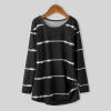 Girls Casual Long Sleeve T Shirts Crewneck Tunic Tops 4-13Y Kids Button Solid Tee Blouses Fall (Black-3, 12-13 Years) view 2