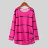 Girls Casual Long Sleeve T Shirts Crewneck Tunic Tops 4-13Y Kids Button Solid Tee Blouses Fall (Hot Pink-3, 6-7 Years) view 2
