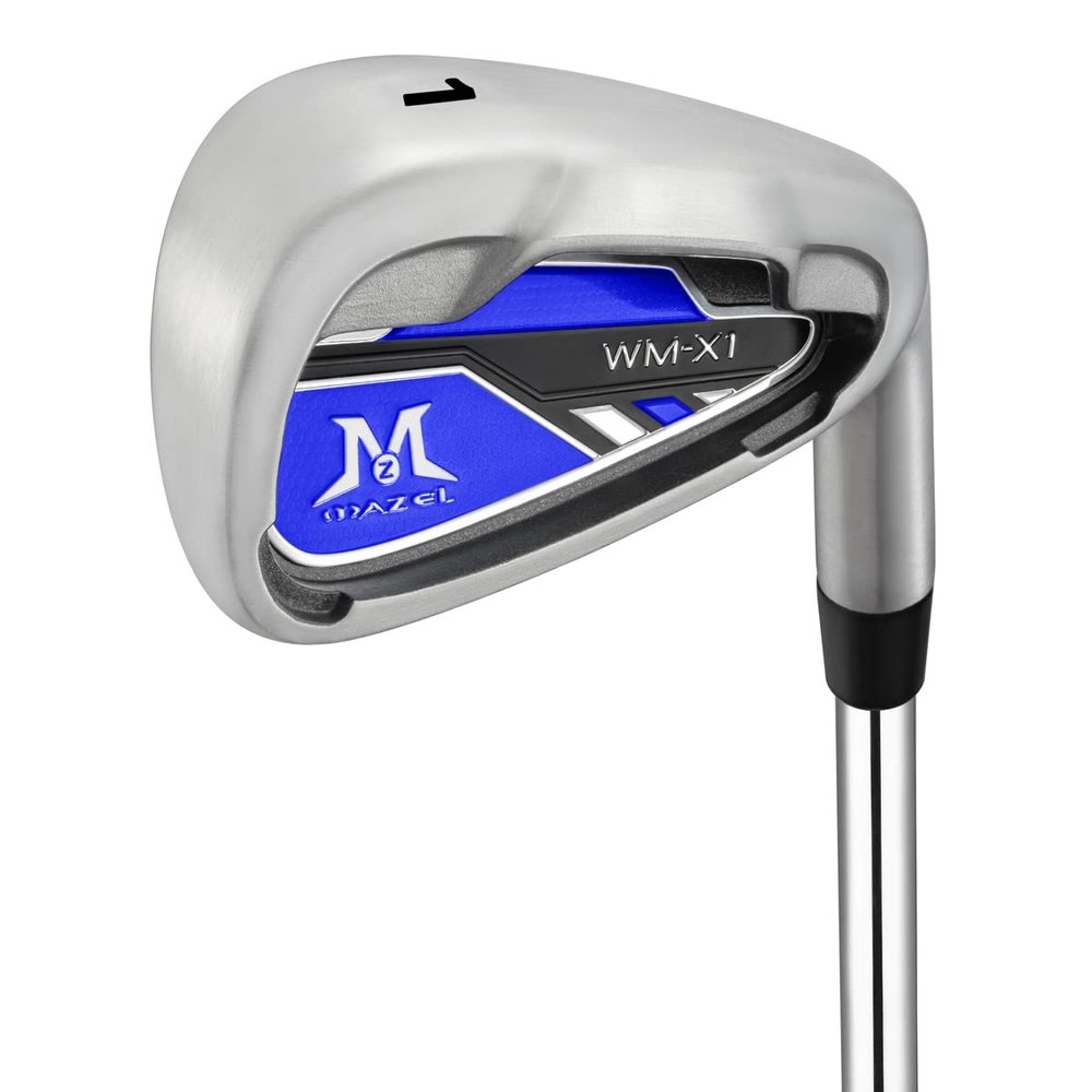 MAZEL WM-X1/2 Individual Men Golf Club Irons 1,2,3,4,5,6,7,8,9,Pitching Wedge,Approach Wedge,Sand Wedge with Graphite/Steel Shafts for Right Handed