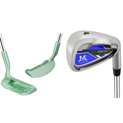 MAZEL Light Green Golf Chipper 36 Degree & WM-X1 Golf 4 Iron,Bundle of 2