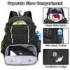 DSLEAF Lacrosse Bag with Stick Holder, Lacrosse Backpack with External Buckle Straps to Fix Helmet, Separate Shoe Space and Other Pockets to Hold Shoes US Mens 13 and Other Lacrosse Equipment view 3