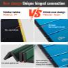 iClimb Ultralight Compact Mini Beach Picnic Folding Alu. Table with Carry Bag, Two Size (Blue - L) view 4