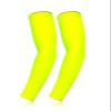 Mcolics Compression Cooling Arm Sleeve UV Sun Protection Elbow Shooter Sleeves For Men Women Cycling Basketball Running Golf (Fluorescent Green, X-Large) view 1
