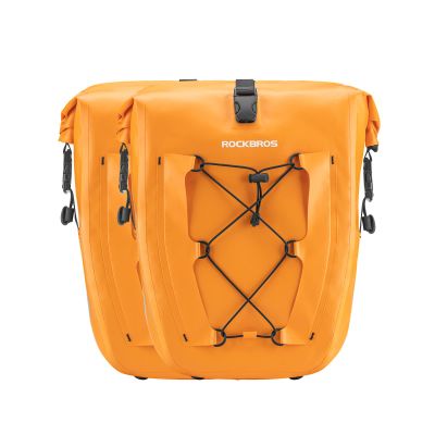 ROCKBROS Bike Panniers Waterproof Bike Rear Rack Bag Max 30L Large Capacity Bike Rear Panniers for Cycling Traveling Commuting
