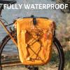ROCKBROS Bike Panniers Waterproof Bike Rear Rack Bag Max 30L Large Capacity Bike Rear Panniers for Cycling Traveling Commuting view 2