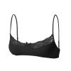 Lace Bra and Panty Set for Men Sexy Low Waist Sissy Panties 2 Piece Underwear Temptation Breathable Lingerie Set (Black,Medium) view 2