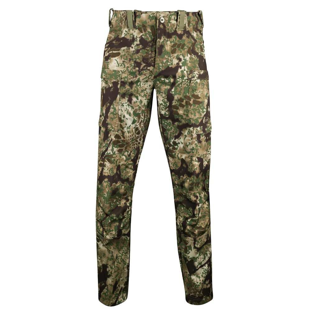 Kryptek Dalibor 3 Pant Men's Hiking Pants, DWR-Treated Water-Resistant, Ventilation Zips, Reinforced Knees, Tactical Camo, Obskura Transitional - 30W x 32L