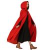 XUNRYAN Womens Cloak Wool Blend Cape Coat Hooded Cloak Maxi Long Cardigans Open Front Poncho Outwear Halloween Costume view 3