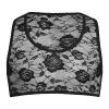 JEsilunmaMY Men's 2 Piece Underwear Lace Sleeveless Vest Top with Mid Rise Sissy Shorts See Through Breathable Lingerie Set (Black1,Large) view 1
