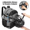 DSLEAF Lacrosse Bag with Stick Holder, Lacrosse Backpack with External Buckle Straps to Fix Helmet, Separate Shoe Space and Other Pockets to Hold Shoes US Mens 13 and Other Lacrosse Equipment view 2