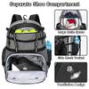 DSLEAF Lacrosse Bag with Stick Holder, Lacrosse Backpack with External Buckle Straps to Fix Helmet, Separate Shoe Space and Other Pockets to Hold Shoes US Mens 13 and Other Lacrosse Equipment view 3