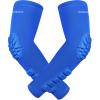 Hobrave Padded Arm Sleeves 2 Pack Crashproof Elbow Forearm Pads Compression Protection Support for Basketball Volleyball view 1