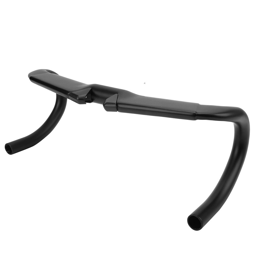 EVTSCAN Lightweight Carbon Fiber MTB Handlebar, Ergonomic with 125mm Drop and 80mm Reach, for Adventure, Gravel, and Cyclocross(400mm)