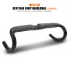 EVTSCAN Lightweight Carbon Fiber MTB Handlebar, Ergonomic with 125mm Drop and 80mm Reach, for Adventure, Gravel, and Cyclocross(400mm) view 2