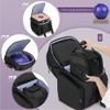 DSLEAF Bowling Backpack and Separate Ball Bag Combo, Bowling Ball Bag with Wooden Ball Holder and Shoe Compartment for US Mens 16 and Multi-Pockets for Accessories (Patent Design) view 2