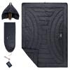 iClimb 3M Thinsulate Insulation Warm Camping Blanket Ultralight Compact (Black, 1 lb) view 1