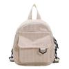 FAJIA Mini Backpack Light-weight Corduroy Casual Daypack for Daily Travel view 1