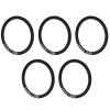 5 Pieces Bike Bottom Bracket Washer Bicycle Ultra-Light Aluminium Alloy Flywheel Hub Spacer Thickness 1mm/2mm/3mm (Dia. 24mm Thickness 1mm)