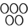 5 Pieces Bike Bottom Bracket Washer Bicycle Ultra-Light Aluminium Alloy Flywheel Hub Spacer Thickness 1mm/2mm/3mm (Dia. 24mm Thickness 3mm)