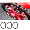5 Pieces Bike Bottom Bracket Washer Bicycle Ultra-Light Aluminium Alloy Flywheel Hub Spacer Thickness 1mm/2mm/3mm (Dia. 24mm Thickness 3mm) view 4