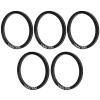 5 Pieces Bike Bottom Bracket Washer Bicycle Ultra-Light Aluminium Alloy Flywheel Hub Spacer Thickness 1mm/2mm/3mm (Dia. 30mm Thickness 3mm)