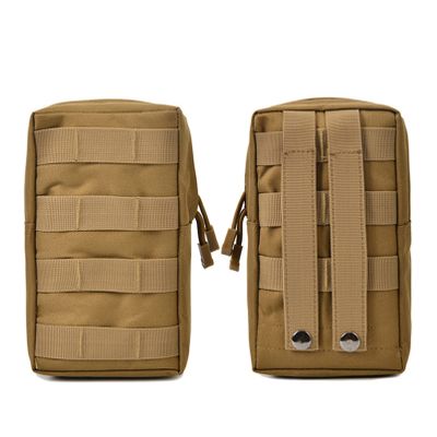 JUNYY Camouflage Multi-purpose Sport Cellphone Belt Holster Pouch Men Outdoor Camping Cycling Waist Bag(Khaki)