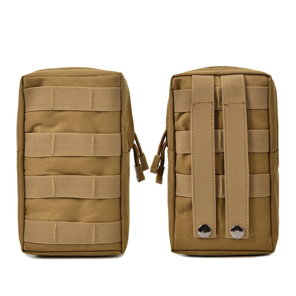 JUNYY Camouflage Multi-purpose Sport Cellphone Belt Holster Pouch Men Outdoor Camping Cycling Waist Bag(Khaki)