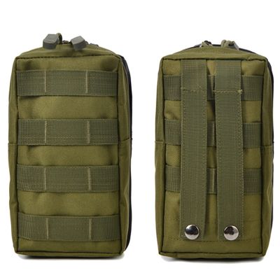 JUNYY Camouflage Multi-purpose Sport Cellphone Belt Holster Pouch Men Outdoor Camping Cycling Waist Bag(Army green)