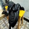WILD RACE Freemax Leather Saddle treeless Saddle (14", Black) view 2
