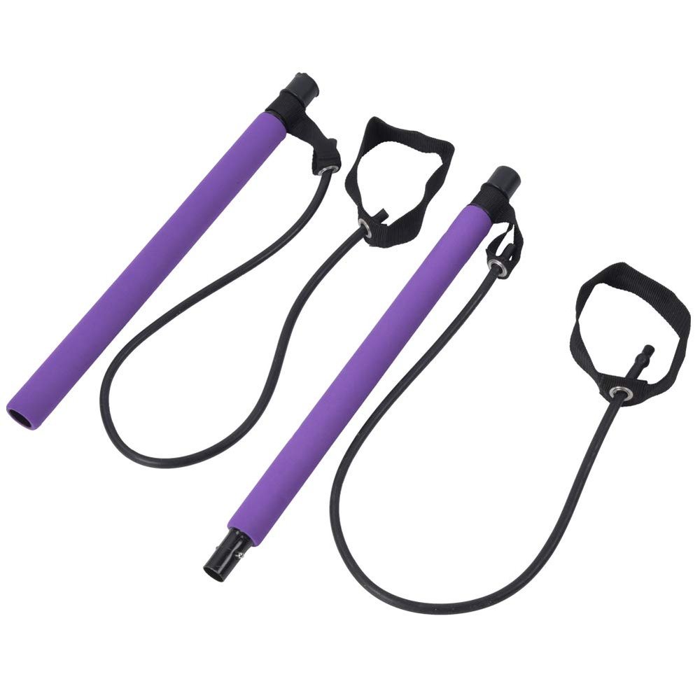 Exercise Band Yoga Pilates Kit Portable Pilates Stick Multi-Functional Home Fitness Sport Training