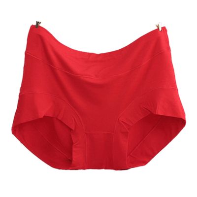 4 Pieces Plus Size Panties Comfortable Modal Lingerie Women Underwear Pretty Panty Elastic Briefs (Color : 06)