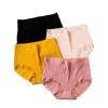 4pcs Women's High Waist Briefs Lace Lingerie Sexy Panties Plus Size Underwear Loose No Trace Summer Shorts Breathable (Color : 1, Size : Large) view 1