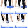 Adjustable Ankle Weights for Women Men 1-5 LBS 1 Pair Wrist Leg Arm Weights with Removable Weight, Strength Training Weight for Jogging, Walking, Running, Fitness, Gym Workout, Dark Blue view 4