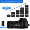 Adjustable Ankle Weights for Women Men 1-4 LBS 1 Pair Wrist Leg Arm Weights with Removable Weight, Strength Training Weight for Jogging, Walking, Running, Fitness, Gym Workout, Black view 3