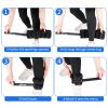 Adjustable Ankle Weights Women Men 1-6 LBS 1 Pair Wrist Leg Arm Weights for with Removable Weight, Strength Training Weight for Jogging, Walking, Running, Fitness, Gym Workout, Black view 4